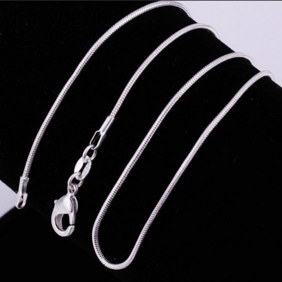 Jewelry - NEW 925 STERLING SILVER SNAKE CHAIN NECKLACE